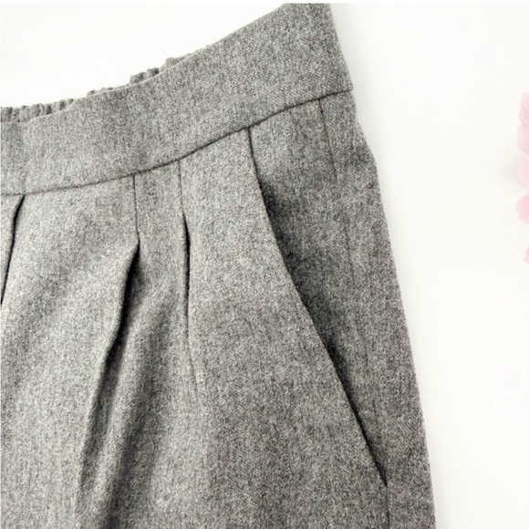 Babaton X Aritzia Cohen Pants Trousers Heather Medium Grey Wool Cashmere Stretch - Picture 4 of 9